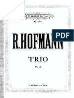 Trío Op. 112, R. Hofmann (violin I)