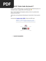 FIFA 10 PC Tricks Guide