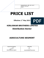 Agriculture Submersible LP Wef 01 05 2013