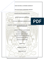 Reporte de Practica No. 6 - Estructuras de Pavimento