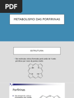 Metabolismo Das Porfirinas
