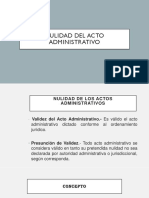 Nulidad Del Acto Administrativo