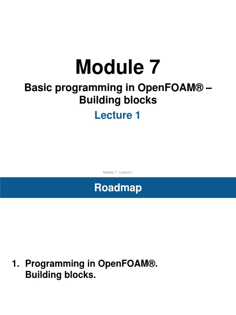 Programming In Openfoam : OpenFoam programming – XPXVRE