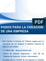 Pasos para La Constitucion de Una Empresa