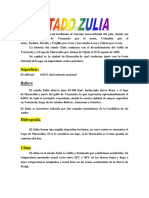 El Estado Zulia Está Localizado Al Extremo Noroccidental Del País