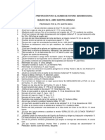 Historia Denominacional Cuestionario de PDF