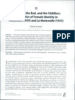 KOOS Cheryl - The Good, The Bad, and The Childless - The Politics of Female Identity in Maternité 1929 and La Maternelle 1933