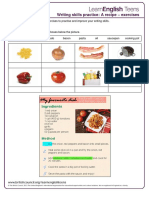 A Recipe - Exercises 2