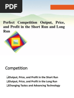 Perfect Competition Output, Price, and Profit in The Short Run