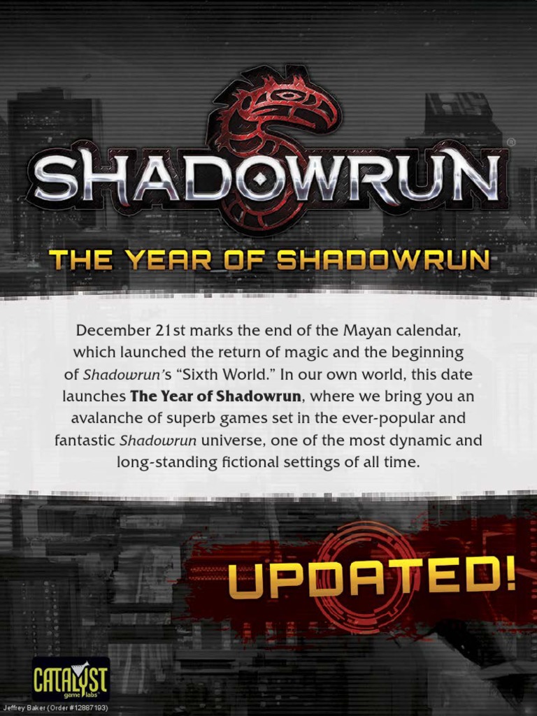 E Cat27yos The Year Of Shadowrun Pdf Gaming Tabletop Games