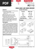 2 Pezzi IR IR2113-1PBF DIP-14 Driver Lato Alto E Basso Per Componenti Elettronici