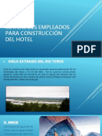 Materiales Empleados para Construcción Del Hotel