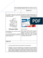 Análisis de Situaciones Didácticas en El Aula 1