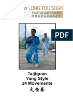 Tai Chi Yang Style 24 Step Booklet