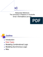 SystemC modeling and data types overview