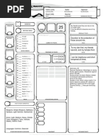 DnD 5E CharacterSheet Kyla