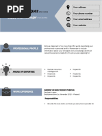 Curriculum Vitae Format