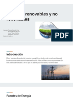 Energías Renovables y No Renovables