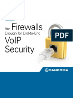 Are Firewalls Enough for End to End VoIP Security