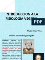 INTRO FISIOLOGIA VEGETAL