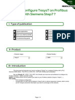 How to configure TesysT on Profibus with Siemens Step7