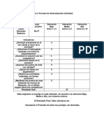 Autoevaluacion y Coevaluacion