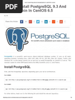 How To Install PostgreSQL 9.3 and PhpPgAdmin in CentOS 6