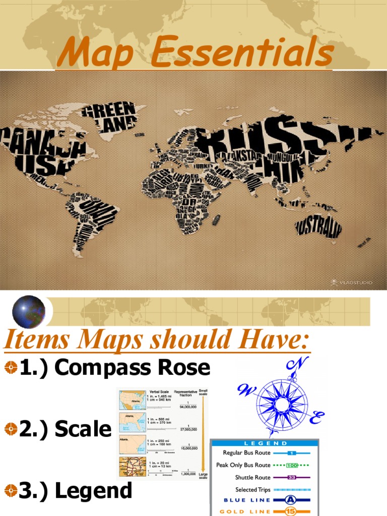 Essential Map Features Explained | PDF