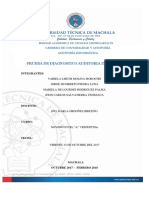 Prueba de Diagnostico Auditoria Informatica