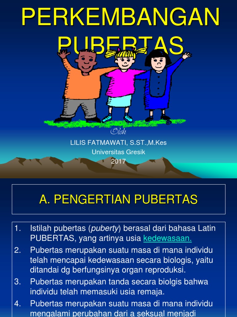 Gambar Poster Ciri Ciri Pubertas * Ide Poster Keren