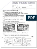 Avaliação de Ciências 4 bimestre 