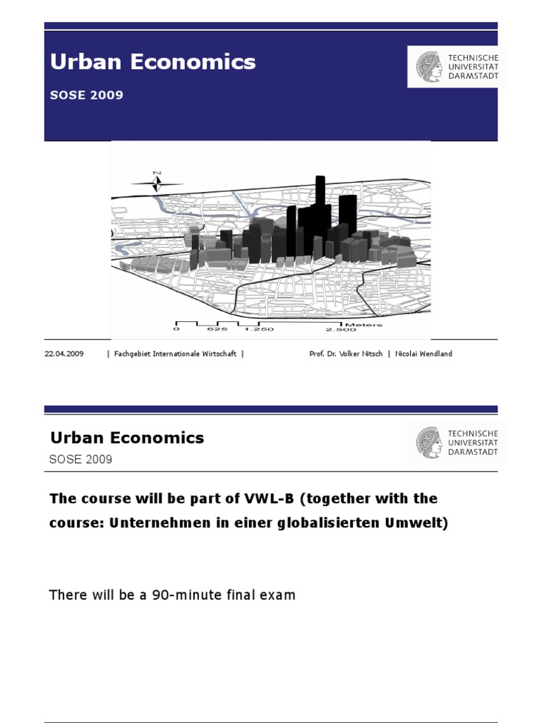 Urban Economics Pdf 1 Pdf Externality Economics