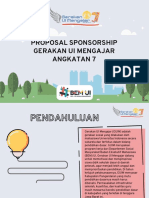 Proposal Sponsorship Gerakan UI Mengajar 7