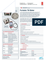 RST Portable MEMS Tilt Meter With Tilt Plate