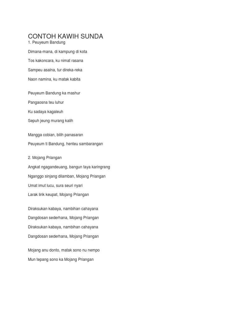 Contoh Kawih Sunda Pdf