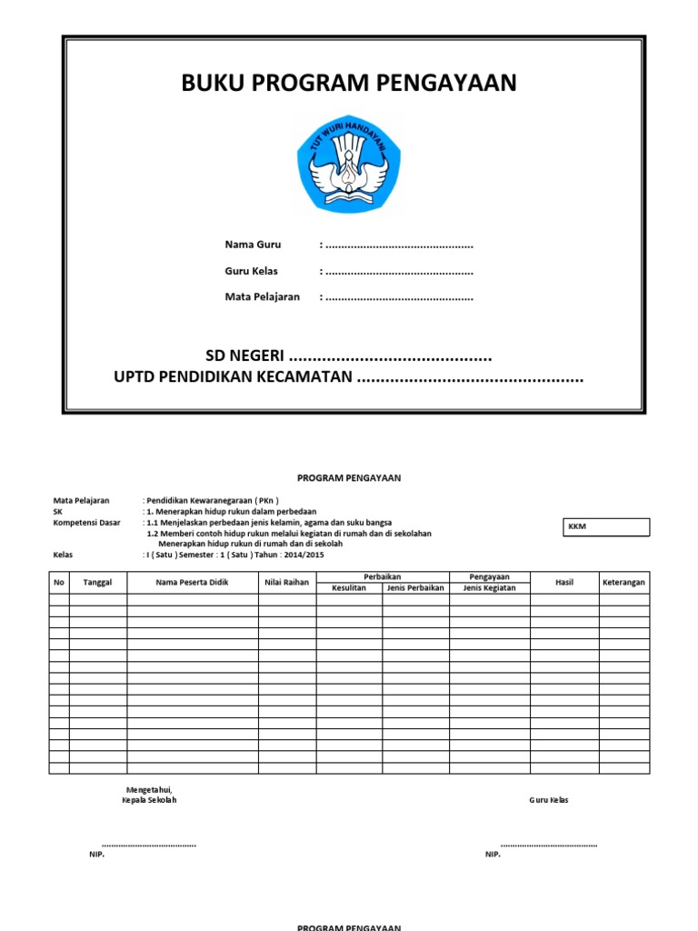 Pengayaan Kelas 1 Sd Pdf