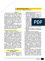 Lectura - Técnica Del Focus Group M11 - MKINME