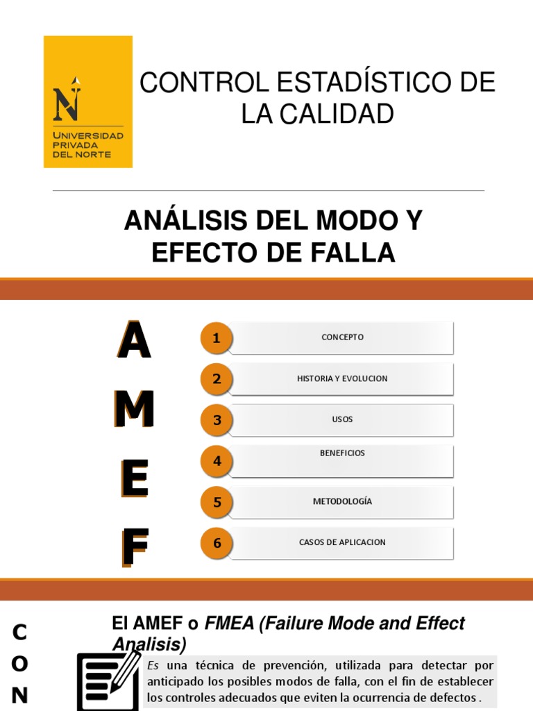 AMEF: Análisis de Modos de Falla | PDF | Calidad (comercial ...