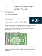 7 Doa Dan Amalan Rasulullah Agar Lekas Sembuh Dari Penyakit