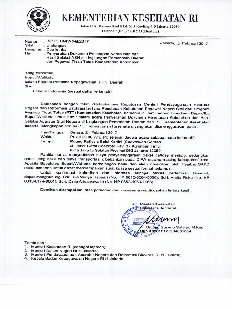 Surat Undangan Bupati Walikota Pdf