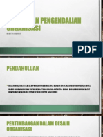 Desain Dan Pengendalian Organisasi Dan Analisis Pasar