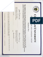 Ipe Certificate