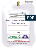 Draft Handbook On Selection of Welding Electrodes For Comments