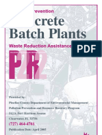 Concrete Batch Plants: Pollution Prevention