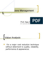 Operations Management: Prof. Ajay S. Kathe