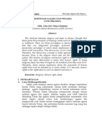 Jurnal Hubungan Agama Dan Negara Icha