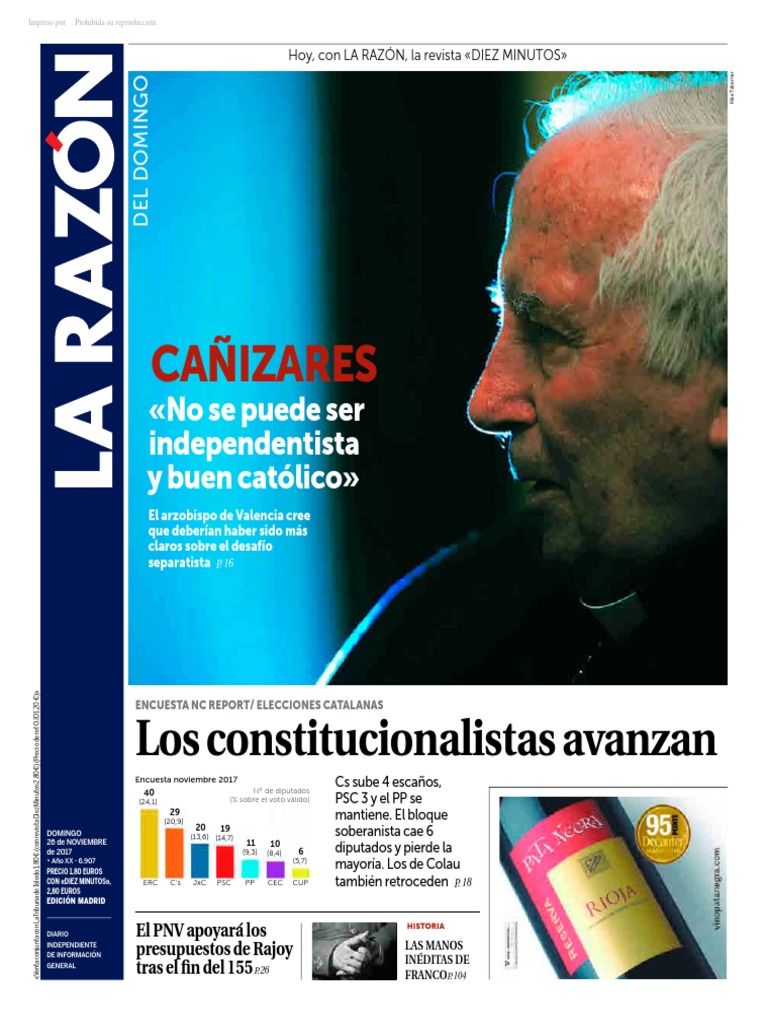 La Razon (26-11-2017) | PDF | EspaÃ±a | CataluÃ±a