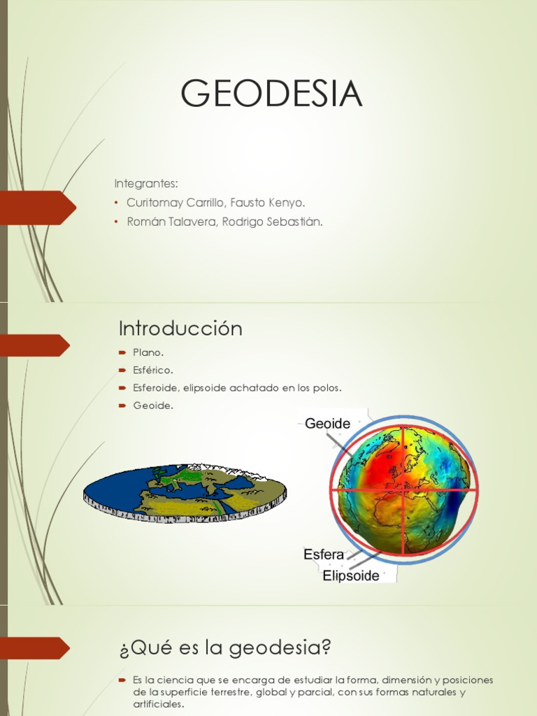 Geodesia Exposición | PDF | Geodesia | Geomática