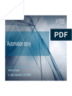 2016-12-06 Juniper Moscow Summit - Automation Story