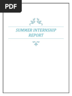 Internship Report